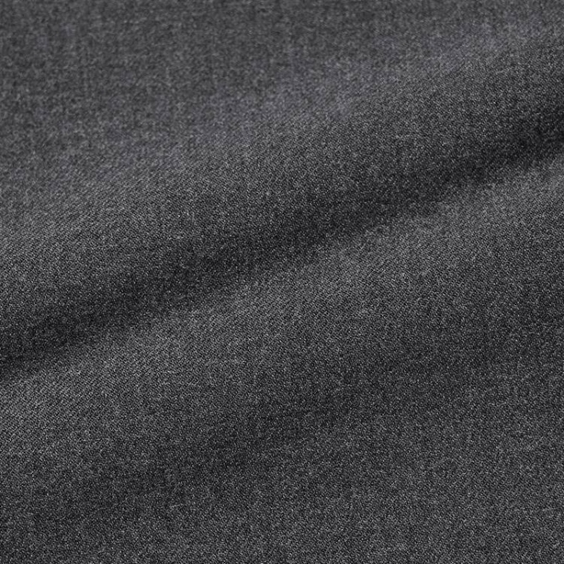 Men Uniqlo Smart Ankle Length Pants Grey | 3033732