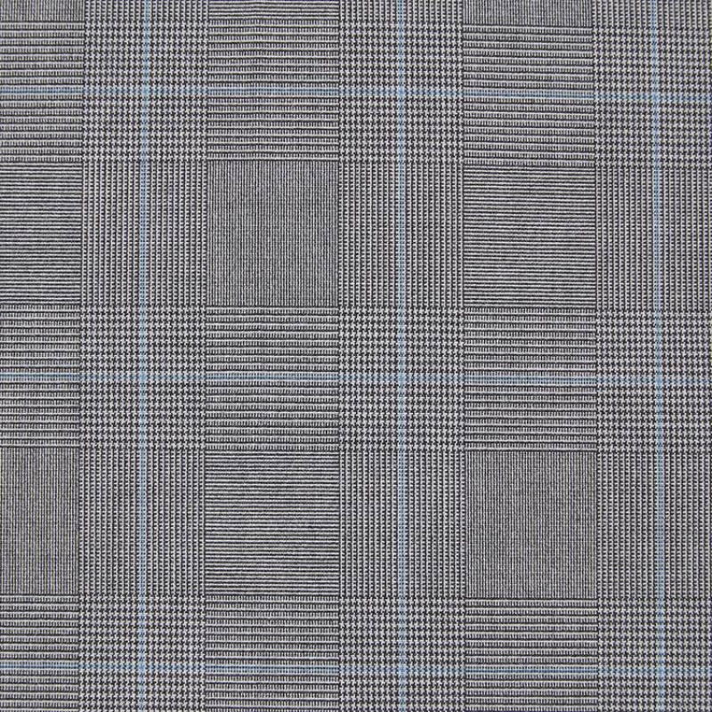 Men Uniqlo Smart Comfort Glen Checked Ankle Length Pants Grey | 8446851