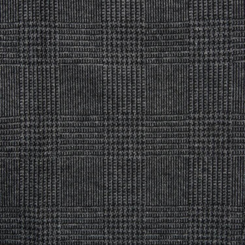 Men Uniqlo Smart Glen Checked Ankle Length Pants Grey | 5157018