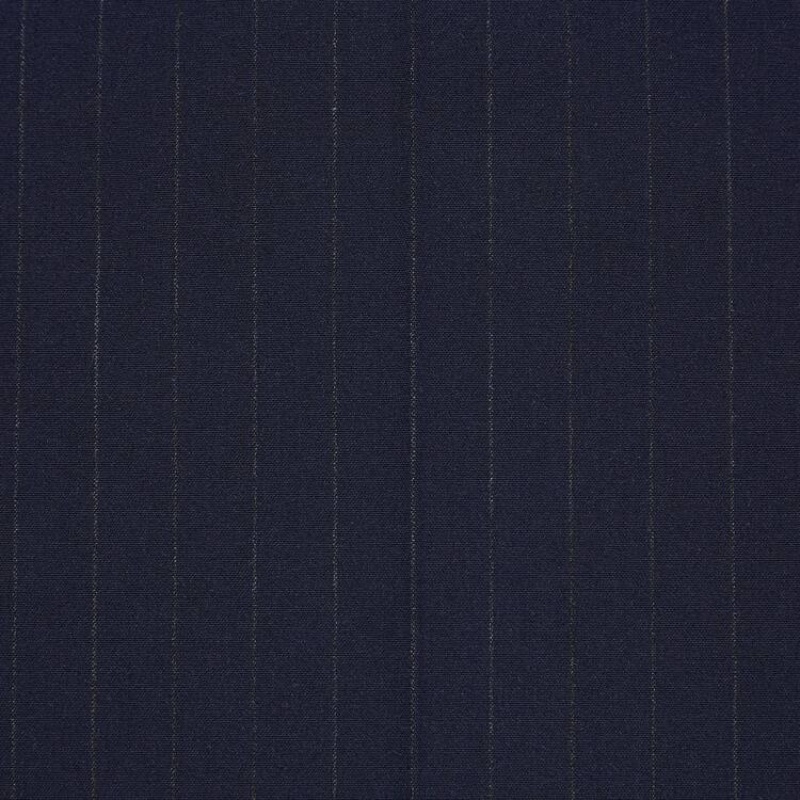 Men Uniqlo Smart Striped Ankle Length Pants Navy | 7047343