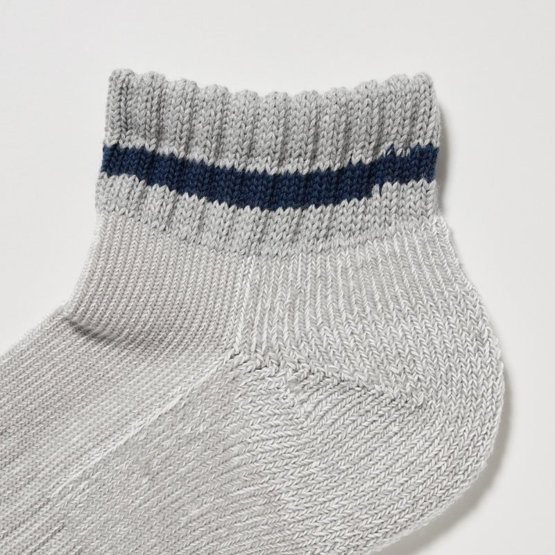 Men Uniqlo Soft Pile Short Socks Grey | 4396444