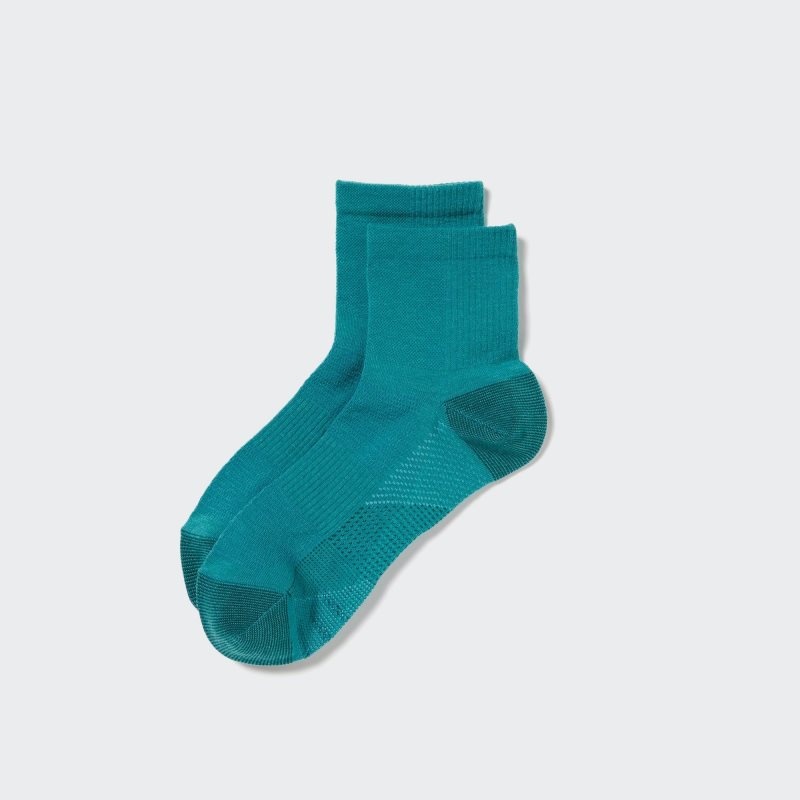 Men Uniqlo Sports Half Socks Olive | 890340
