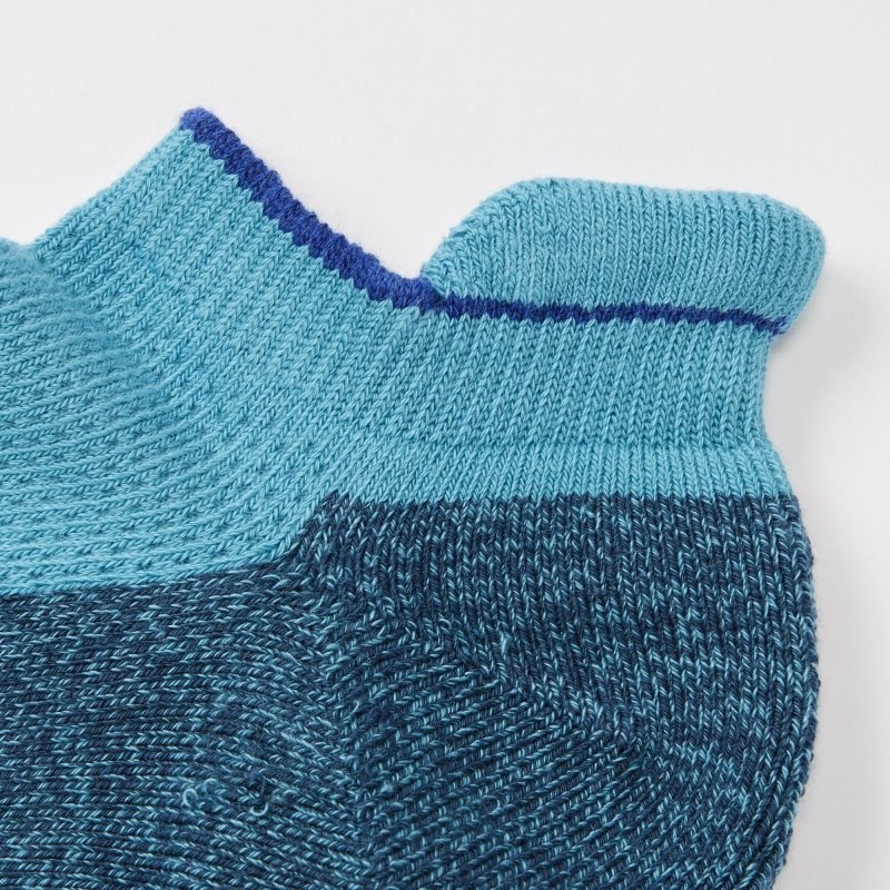 Men Uniqlo Sports Pile-lined Short Socks Blue | 2784218