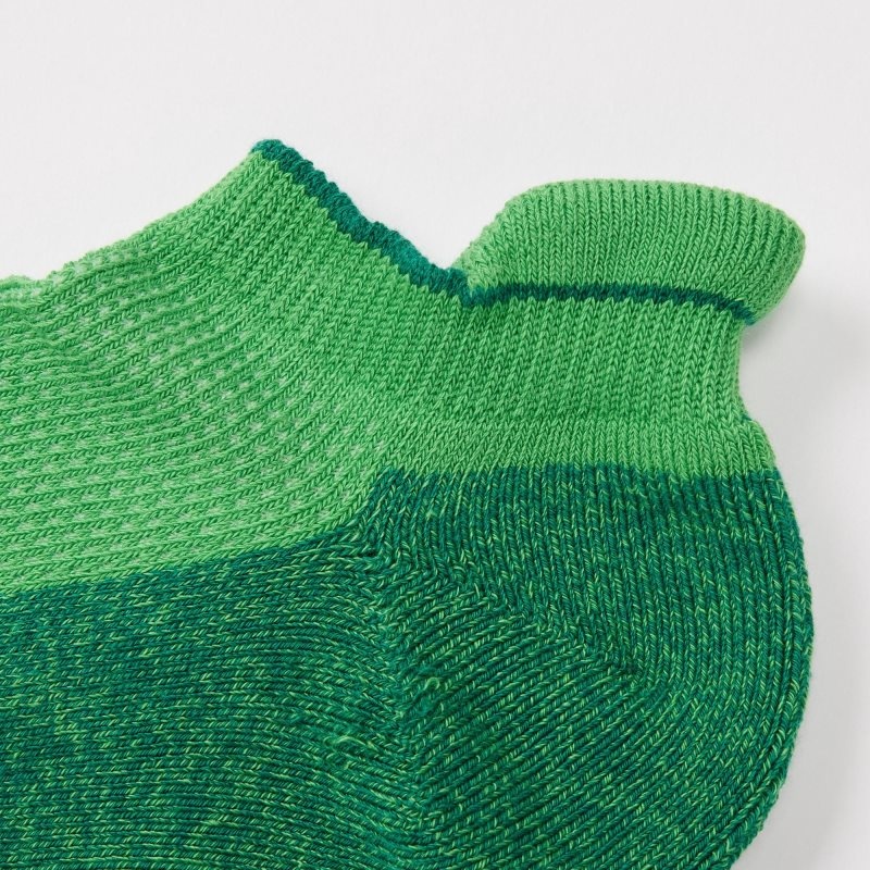 Men Uniqlo Sports Pile-lined Short Socks Green | 6653300