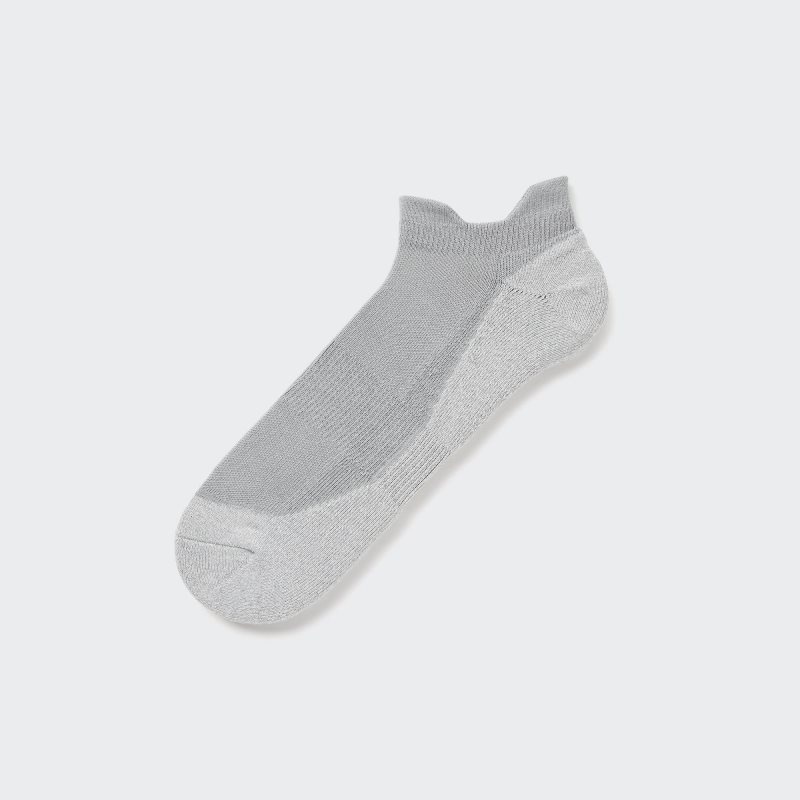 Men Uniqlo Sports Short Socks Grey | 8478870