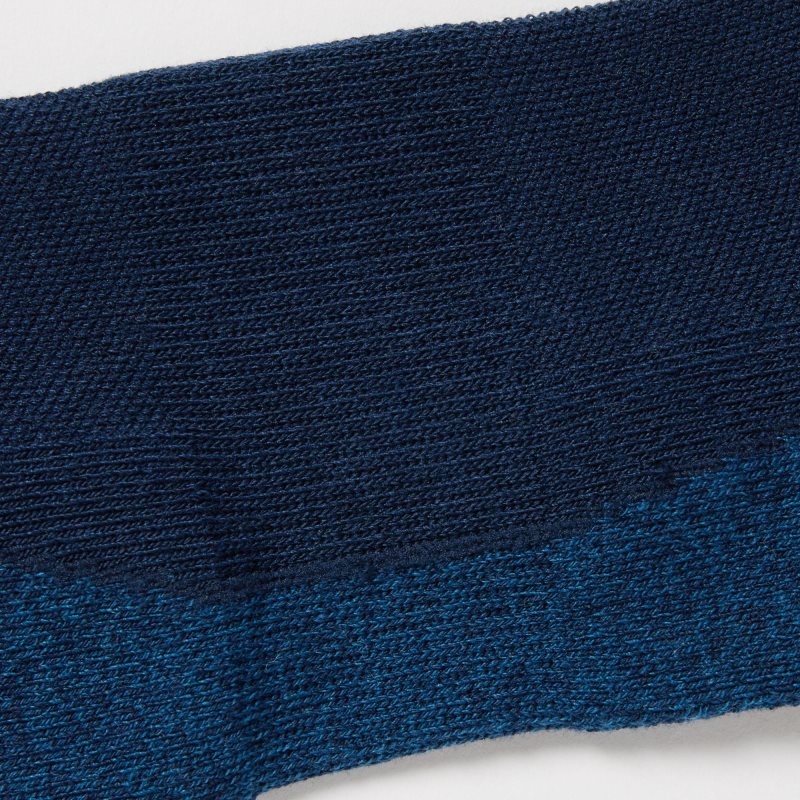 Men Uniqlo Sports Short Socks Navy | 7399525