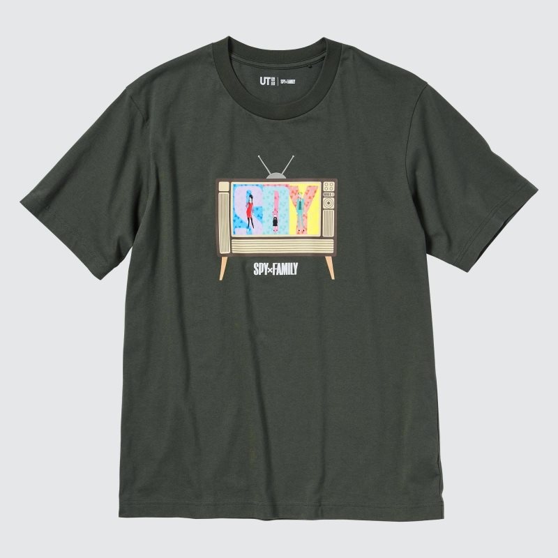 Men Uniqlo Spy X Family Ut Short-sleeve Graphic T Shirts Grey | 2658972