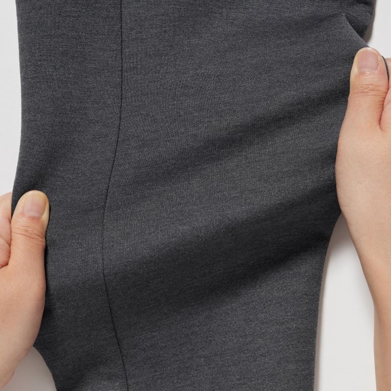 Men Uniqlo Stretch Dry Sweat Long-sleeve Full-zip Hoodie Grey | 5054723