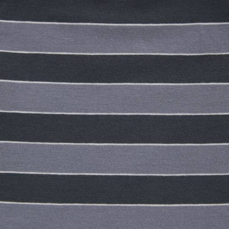Men Uniqlo Supima Cotton Low Rise Striped Boxer Underwear Grey | 4911859