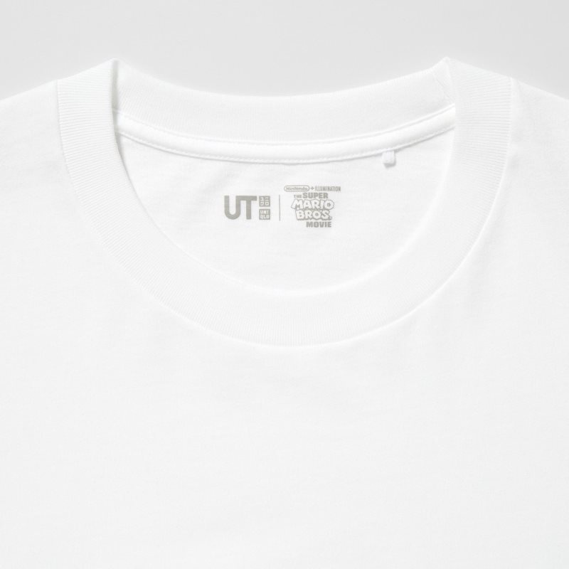 Men Uniqlo The Super Mario Bros. Movie Ut Short Sleeve Graphic T Shirts White | 9923410