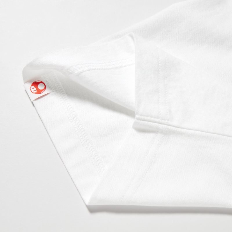 Men Uniqlo The Super Mario Bros. Movie Ut Short Sleeve Graphic T Shirts White | 9923410