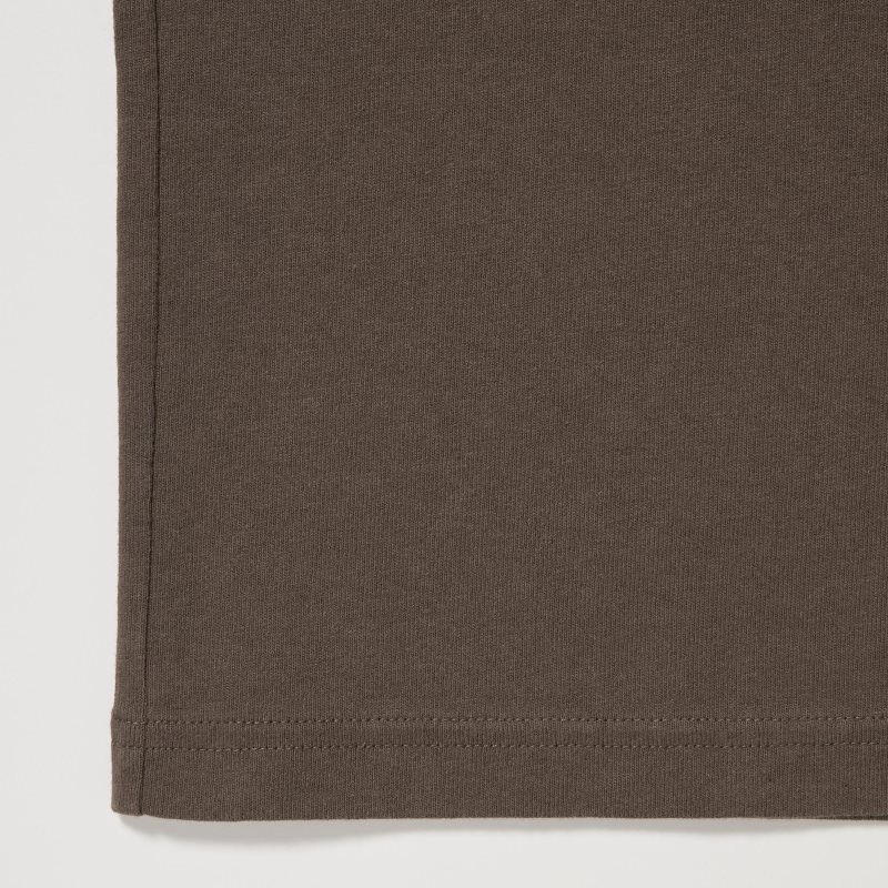 Men Uniqlo U Crew Neck Short-sleeve T Shirts Green | 326384