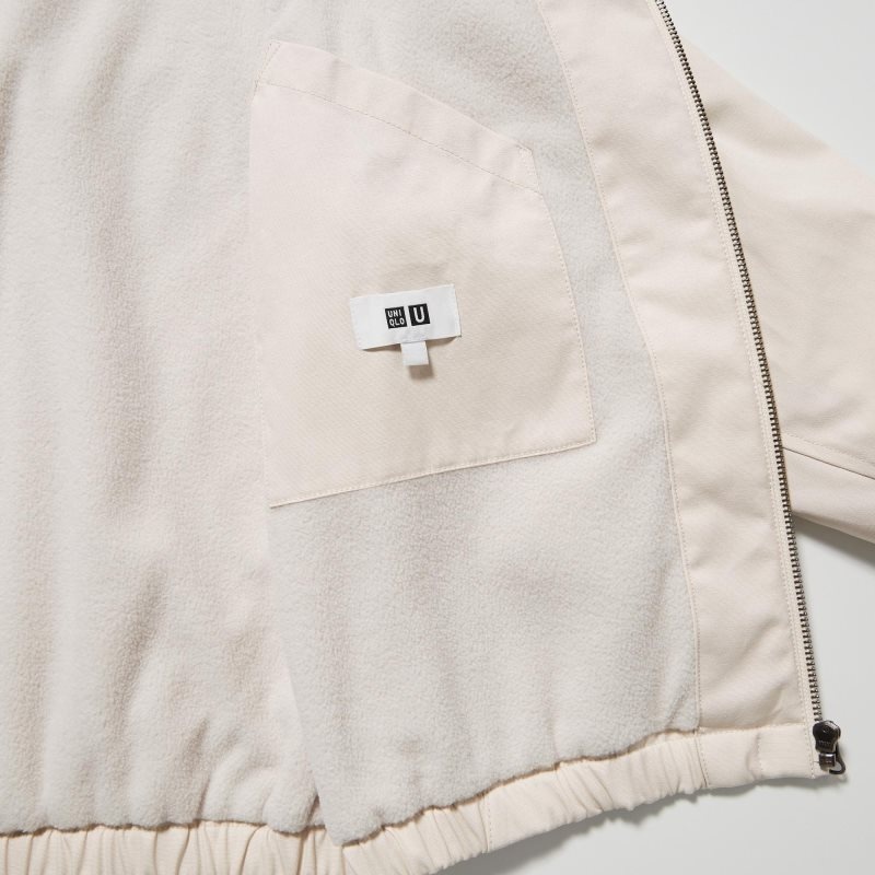 Men Uniqlo U Zip-up Jackets Brown | 2688786