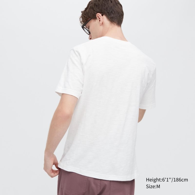Men Uniqlo Ukiyo-e Ut Short-sleeve Graphic T Shirts White | 4123773