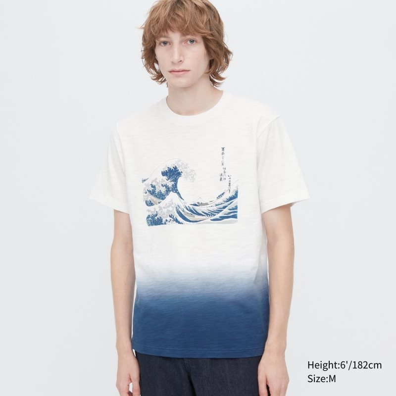 Men Uniqlo Ukiyo-e Ut Short-sleeve Graphic T Shirts White | 2465547