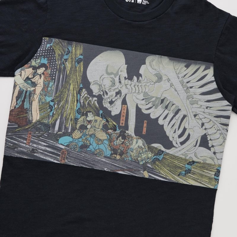 Men Uniqlo Ukiyo-e Ut Short-sleeve Graphic T Shirts Black | 9020668
