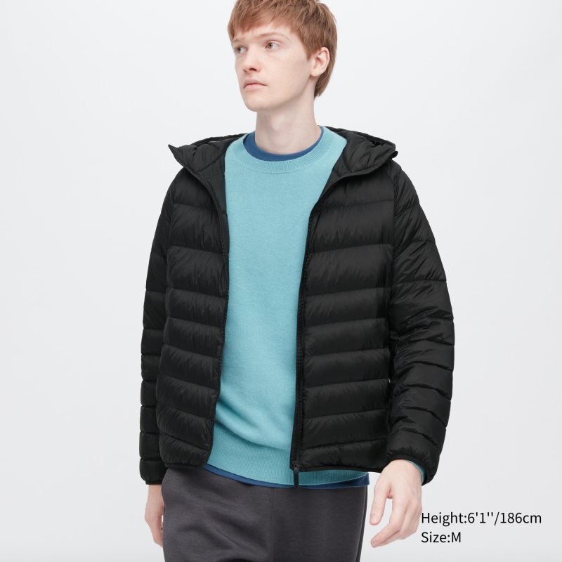 Men Uniqlo Ultra Light Down 3d Cut Parka Black | 8315602