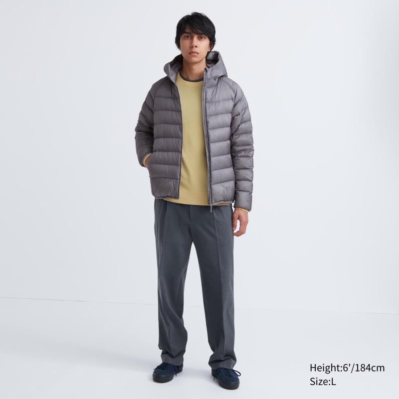 Men Uniqlo Ultra Light Down 3d Cut Parka Black | 2717501