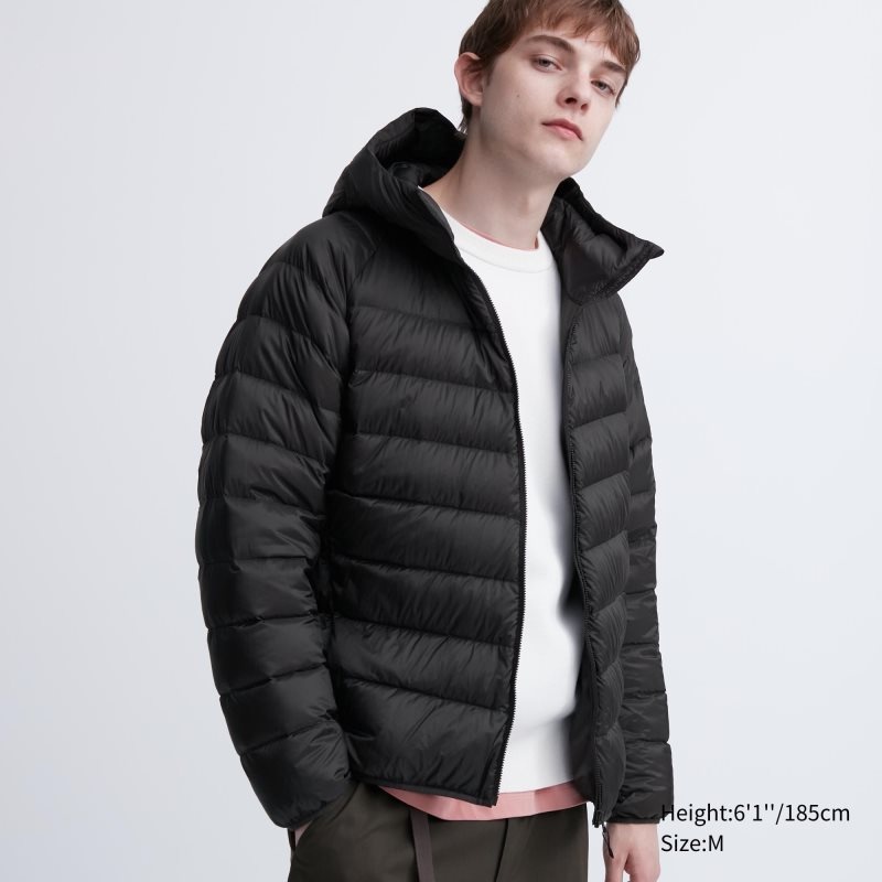 Men Uniqlo Ultra Light Down 3d Cut Parka Black | 2717501