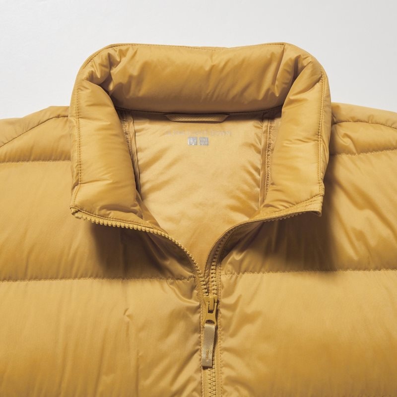 Men Uniqlo Ultra Light Down 3d Cut Wide Quilt Jackets Olive | 892128