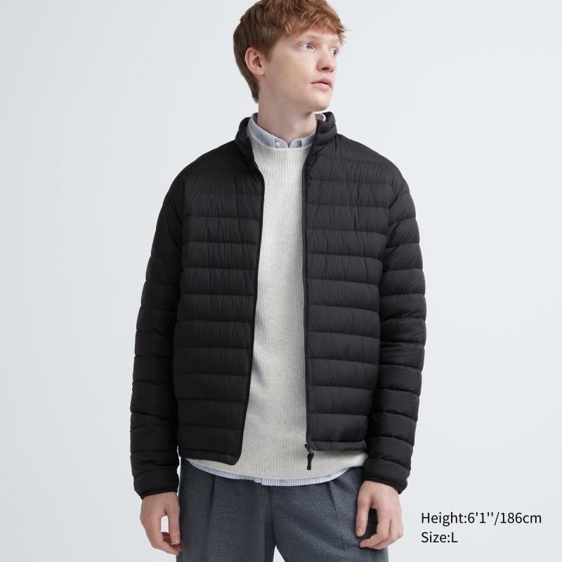Men Uniqlo Ultra Light Down Jackets Black | 199209