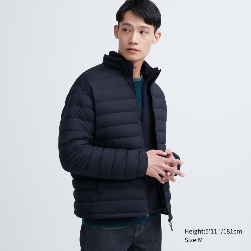 Men Uniqlo Ultra Light Down Jackets Navy | 2238916