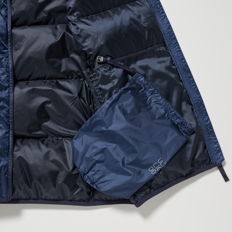 Men Uniqlo Ultra Light Down Vest Navy | 4480959