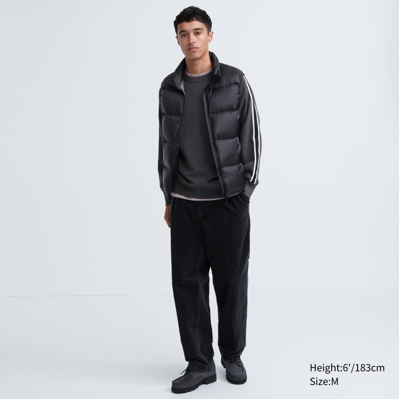 Men Uniqlo Ultra Light Down Vest Navy | 4480959