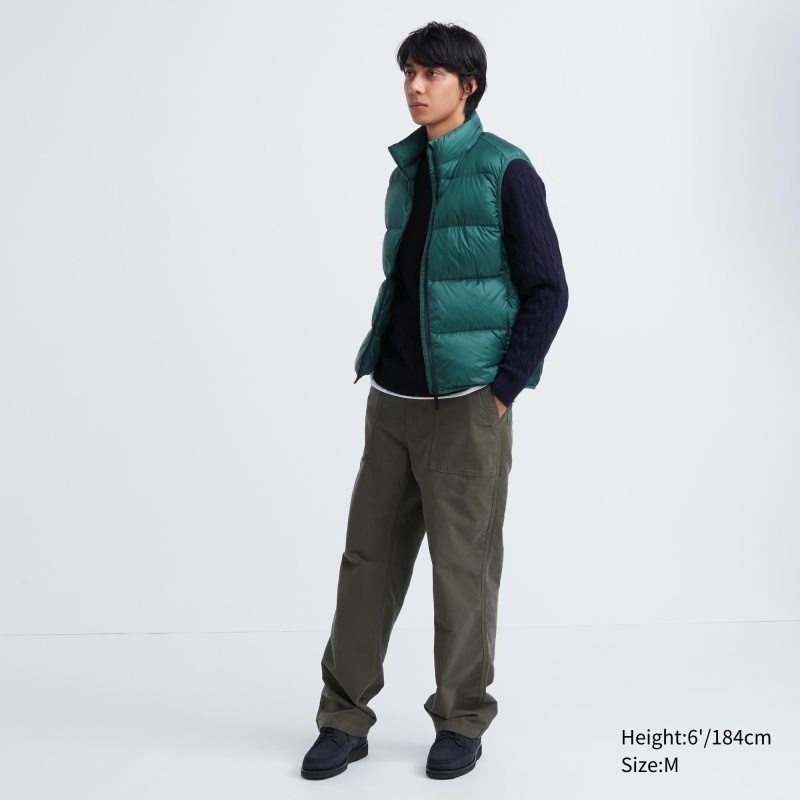 Men Uniqlo Ultra Light Down Vest Navy | 4480959