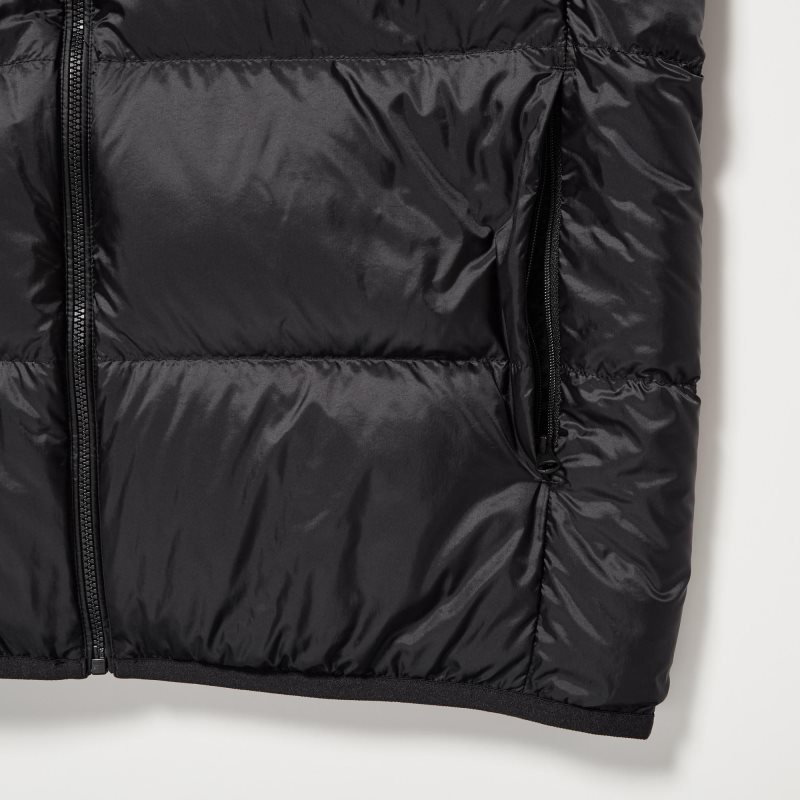 Men Uniqlo Ultra Light Down Wide Quilt Vest Green | 510610