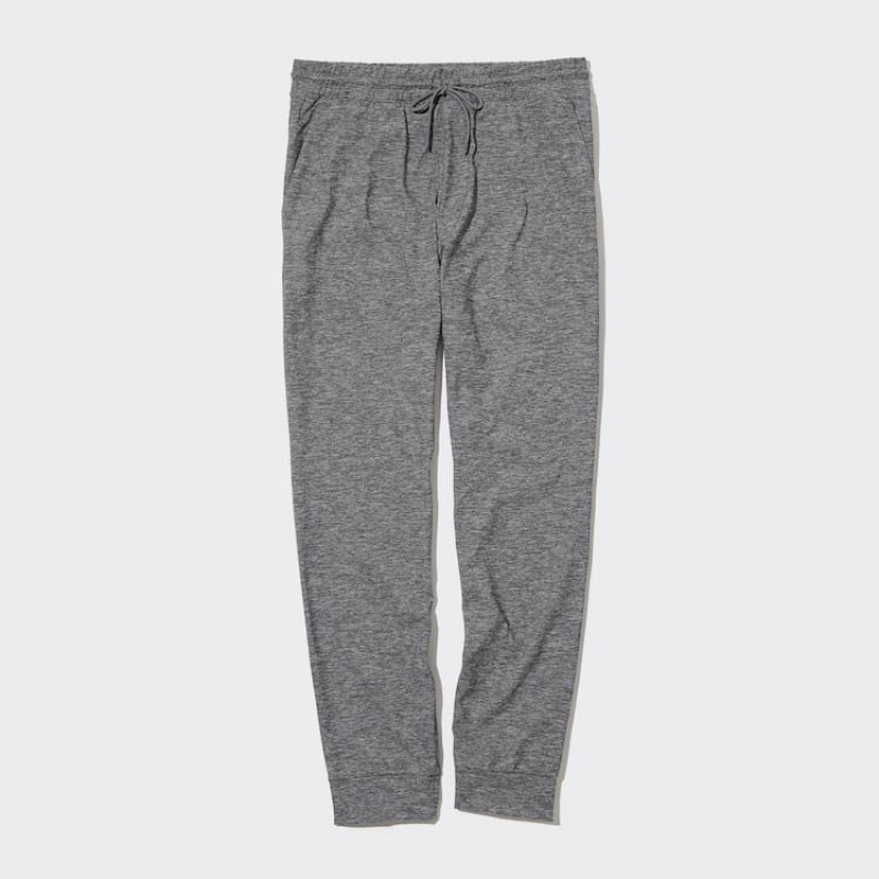 Men Uniqlo Ultra Stretch Active Jogger Pants Grey | 3242839