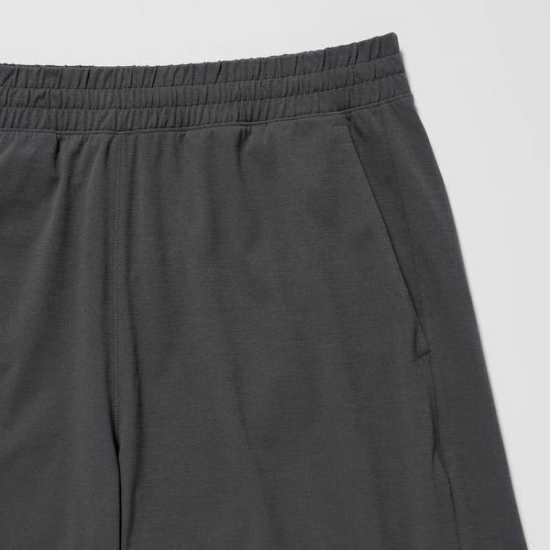 Men Uniqlo Ultra Stretch Dry-ex Shorts Grey | 8948080