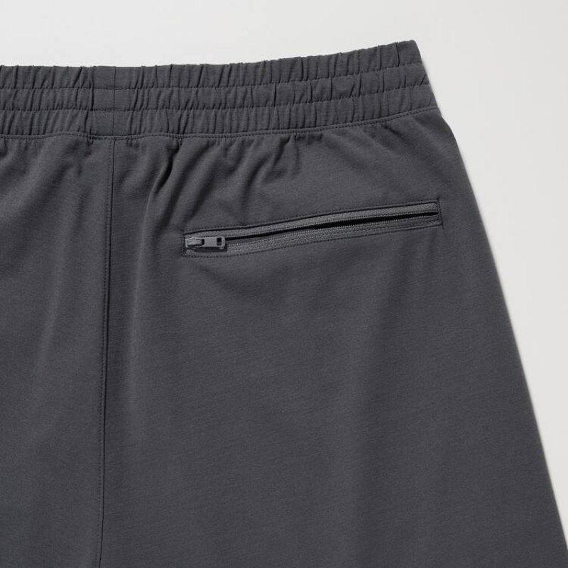 Men Uniqlo Ultra Stretch Dry-ex Shorts Grey | 8948080