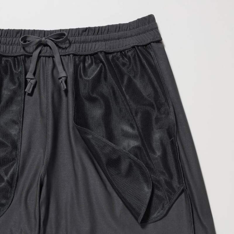 Men Uniqlo Ultra Stretch Dry-ex Shorts Grey | 8948080
