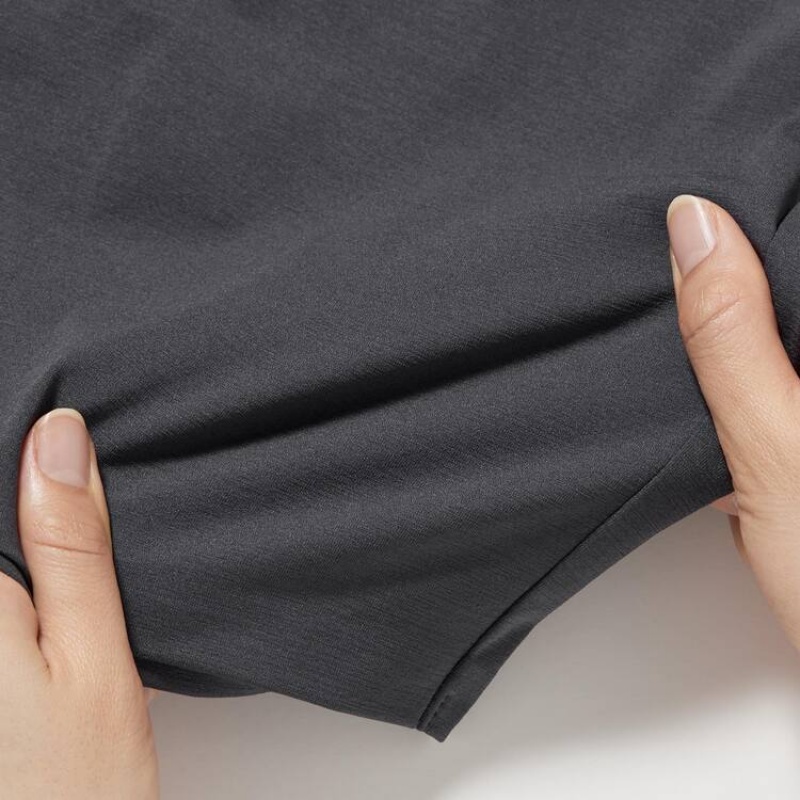 Men Uniqlo Ultra Stretch Dry-ex Shorts Grey | 8948080