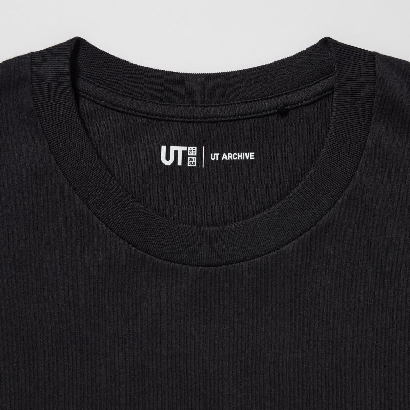 Men Uniqlo Ut Archive Ut Bleach Short-sleeve Graphic T Shirts Black | 5808817