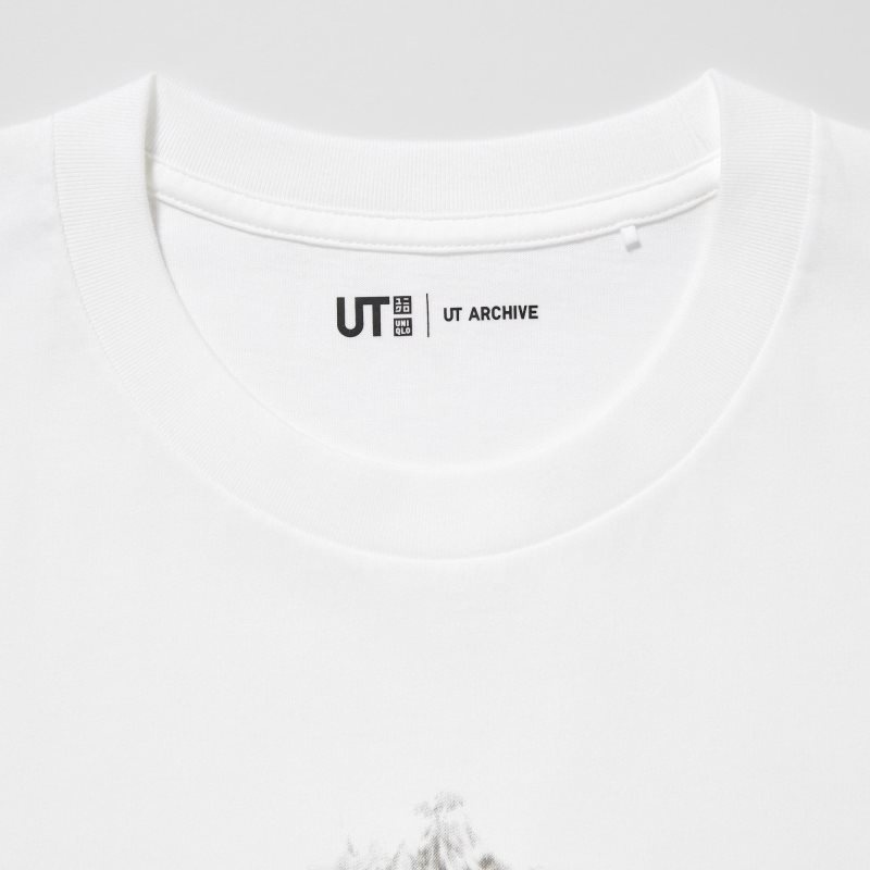 Men Uniqlo Ut Archive Ut Bleach Short-sleeve Graphic T Shirts White | 1745454