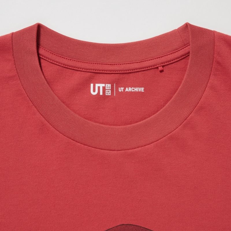 Men Uniqlo Ut Archive Ut Bleach Short-sleeve Graphic T Shirts Red | 4308588