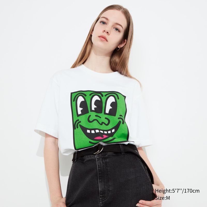 Men Uniqlo Ut Archive Ut Short Sleeve Graphic Keith Haring T Shirts White | 4762519