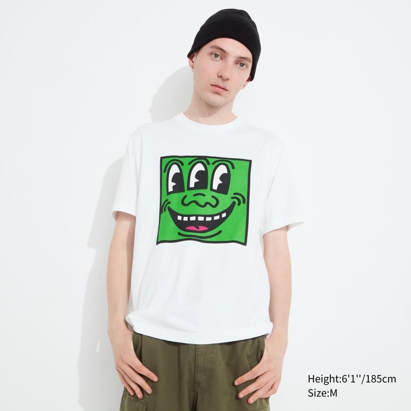 Men Uniqlo Ut Archive Ut Short Sleeve Graphic Keith Haring T Shirts White | 4762519