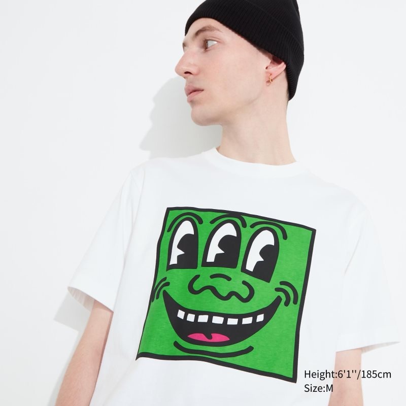 Men Uniqlo Ut Archive Ut Short Sleeve Graphic Keith Haring T Shirts White | 4762519