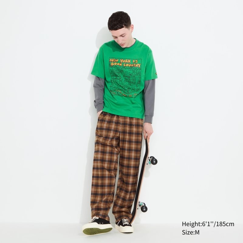 Men Uniqlo Ut Archive Ut Short Sleeve Graphic Keith Haring T Shirts Green | 2319255