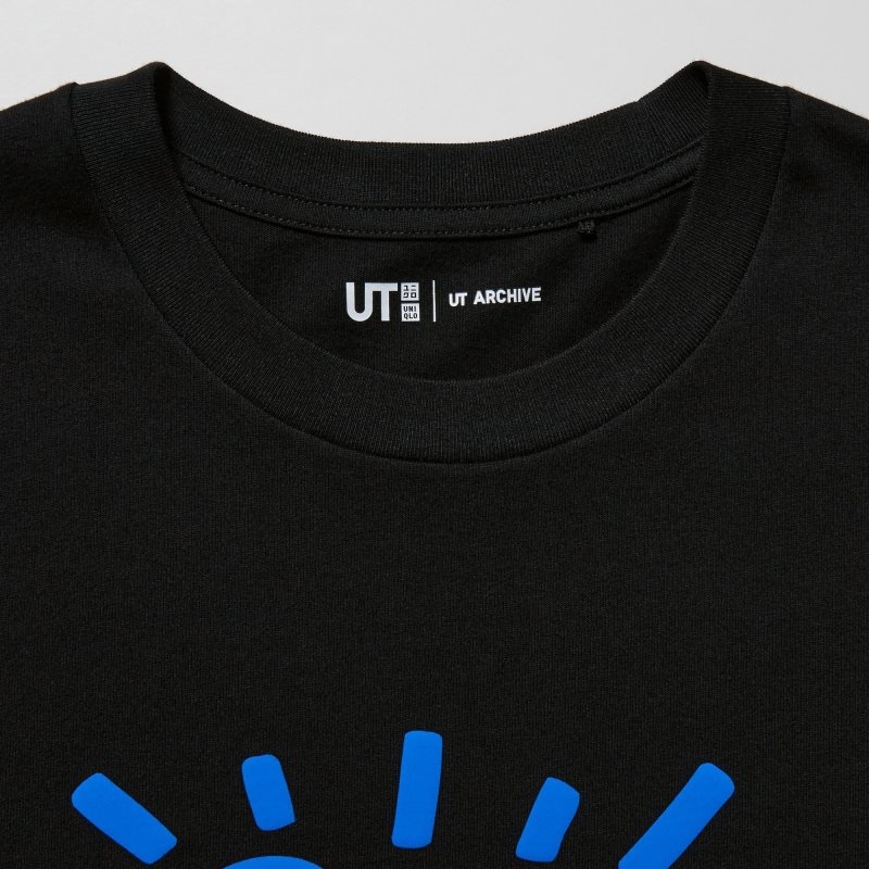 Men Uniqlo Ut Archive Ut Short Sleeve Graphic Keith Haring T Shirts Black | 7273603