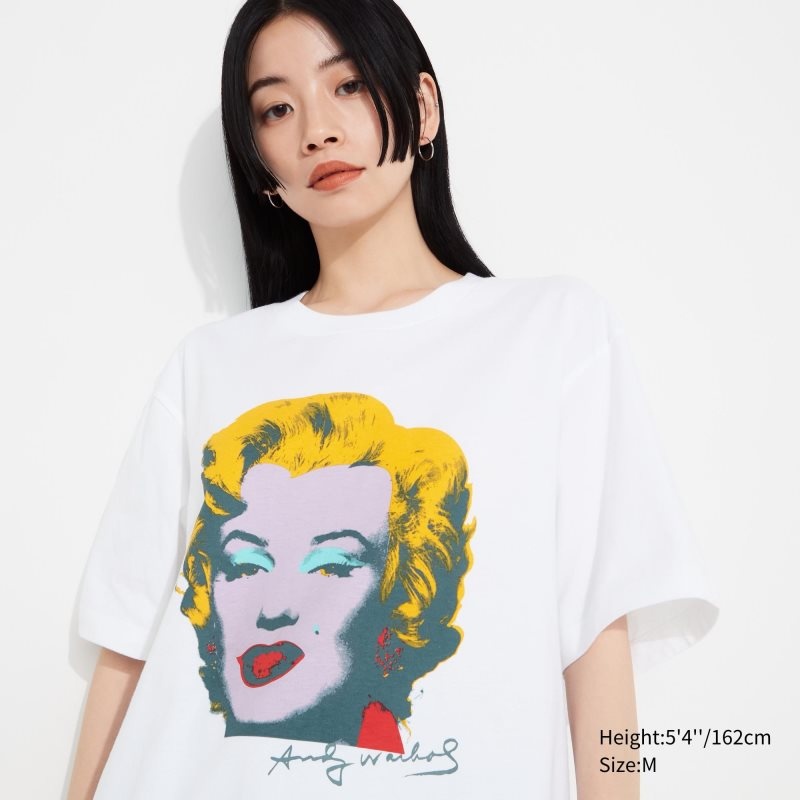 Men Uniqlo Ut Archive Ut Short Sleeve Graphic Andy Warhol T Shirts White | 2168796