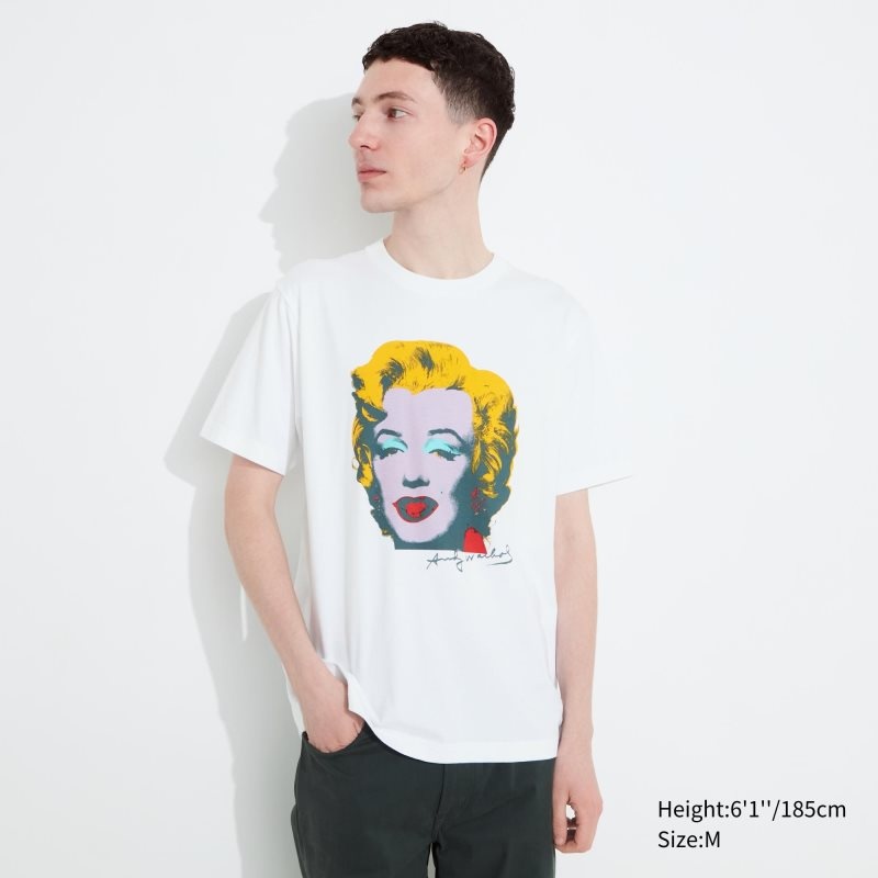 Men Uniqlo Ut Archive Ut Short Sleeve Graphic Andy Warhol T Shirts White | 2168796