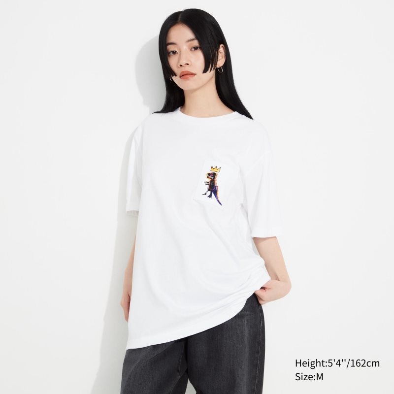 Men Uniqlo Ut Archive Ut Short Sleeve Graphic Jean-michel Basquiat T Shirts White | 3892457