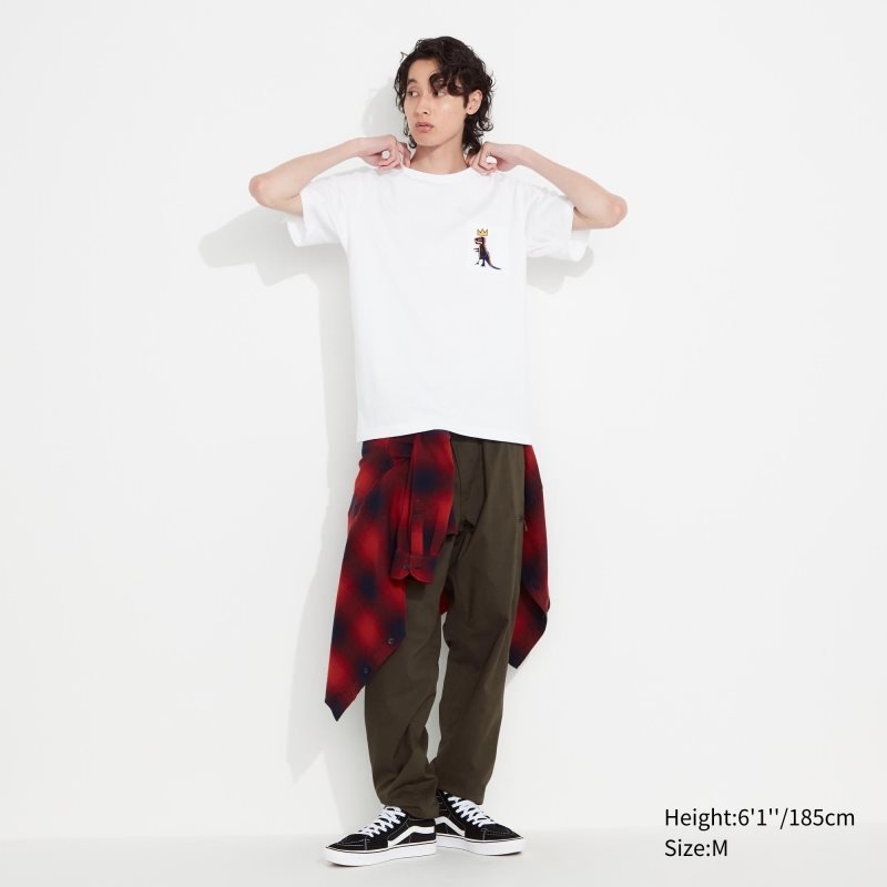Men Uniqlo Ut Archive Ut Short Sleeve Graphic Jean-michel Basquiat T Shirts White | 3892457