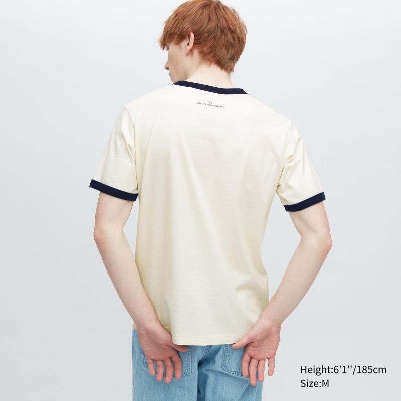 Men Uniqlo Ut Archive Ut Short Sleeve Graphic Jean-michel Basquiat T Shirts White | 2809689
