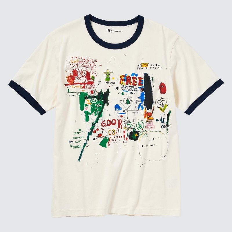 Men Uniqlo Ut Archive Ut Short Sleeve Graphic Jean-michel Basquiat T Shirts White | 2809689