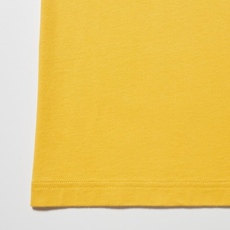 Men Uniqlo Ut Archive Ut Short Sleeve Graphic Jean-michel Basquiat T Shirts Yellow | 6449958